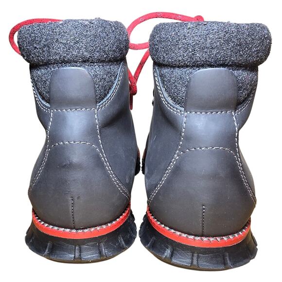 Cole Haan Zerogrand Hiker Boots C29486 Magnet Leather Men's Size 8 Womens 9.5 - Picture 5 of 7
